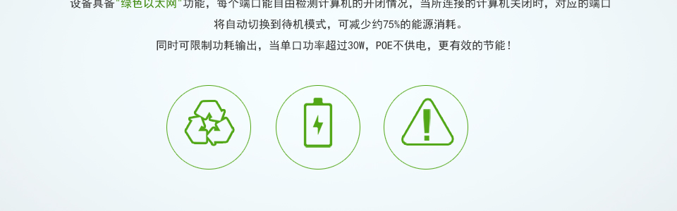 单port功耗可大支持30W，总功耗最大可以达到150W；