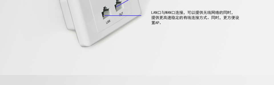 该产品采用标准的802.3af 以太网（POE）供电方式，无需外置power adapter，